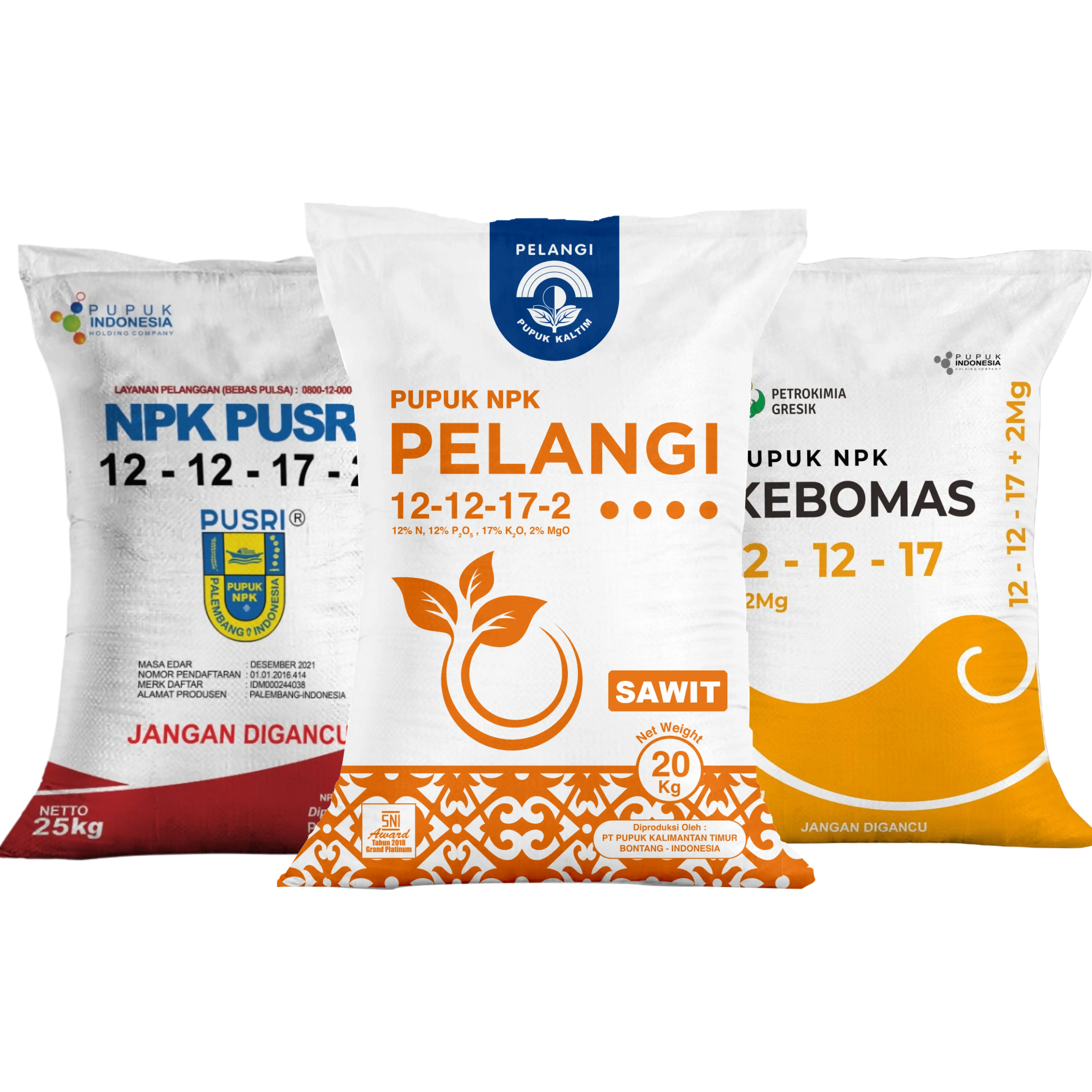 Pupuk NPK 12 - 12 - 17 - 2
